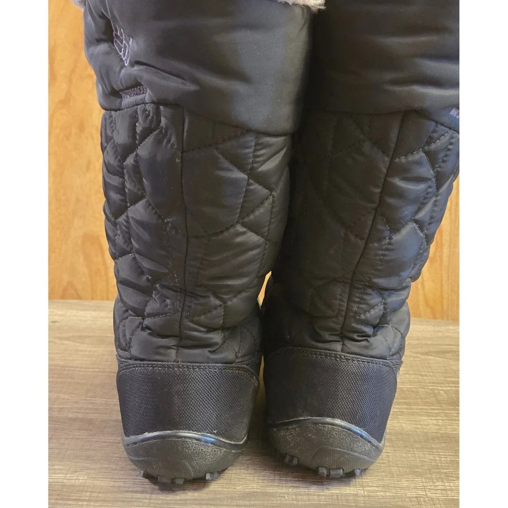 Columbia Minx II Omni-Heat‎ Quilted Winter Boots Womens Size 10 Black